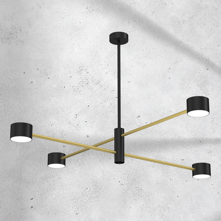 Milagro - Lampa sufitowa CROSS GOLD 4xGX53
