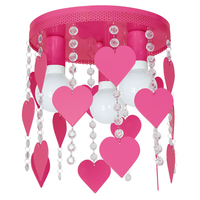 Milagro - Lampa Sufitowa CORAZON PINK 3xE27
