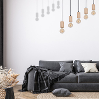 Milagro - Lampa wisząca LINES 5xE27