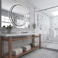 Lampa wisząca Mirror L czarna IP44 LED CCT