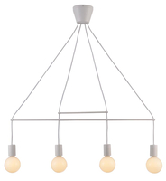 ALTO LAMPA WISZĄCA 4X40W E27 BIAŁY MATOWY