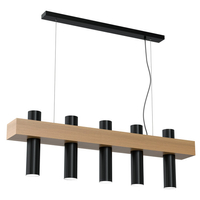 Milagro - Lampa wisząca WEST BLACK 5xGU10