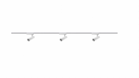 Zestaw oświetlenia szynowego Rocca SET 1F biały 3xLED 4000K