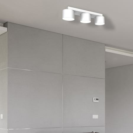Milagro - Lampa sufitowa DIXIE White  3xGX53