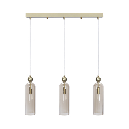 Lampa Dekoracyjna Wisząca AM202 3xE14 Złota REGINA