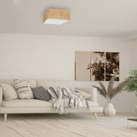 Milagro - Lampa sufitowa CORK White/Cork 2xE27