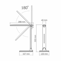 Lampka biurkowa LED 5W 3 barwy ściemnialna