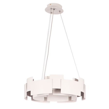 Milagro - Lampa wisząca TORINO WHITE 24W LED