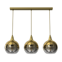 Milagro - Lampa wisząca MONTE GOLD 3xE27