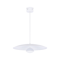LAMPA WISZĄCA LUND 1 BIAŁY 115x48x48