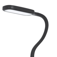 Lampa LED 2w1 podłogowa biurkowa czarna 12W 3 barwy VLE-TF07B