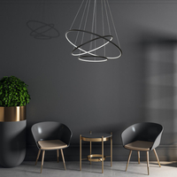 Milagro - LAMPA WISZĄCA ORION BLACK  99W LED