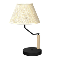 Milagro - Lampka stołowa ETNA Black 1xE27