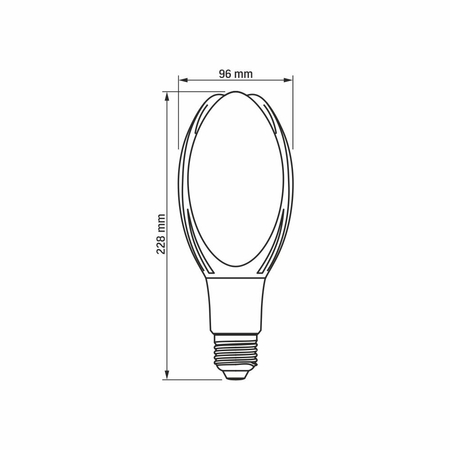 Żarówka LED 30W 3200lm 4000K E27 neutralna