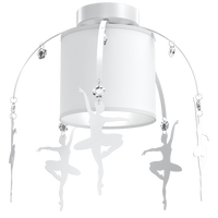 Milagro - Lampa sufitowa BALETNICA WHITE 1xE27