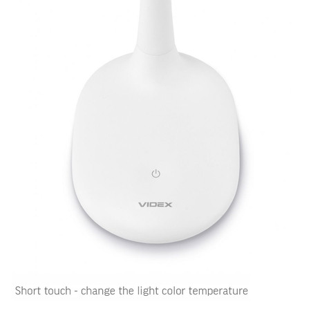 Lampka biurkowa LED 5.5W 3 barwy ściemnialna USB