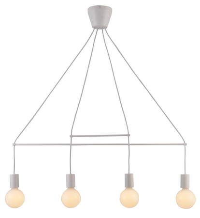 ALTO LAMPA WISZĄCA 4X40W E27 BIAŁY MATOWY