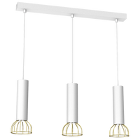 Milagro - Lampa wisząca DANTE White/Gold 3x mini GU10