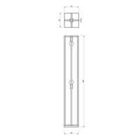 Milagro - Lampa podłogowa ARNOLD 2xE27