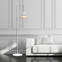 Milagro - Lampa stojąca CLIFF WHITE 1xE27