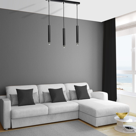 Milagro - Lampa wisząca DANI BLACK/CHROME 3xGU10