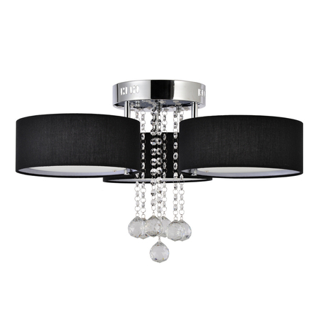 Plafon Gambela czarny 3xE27 LED