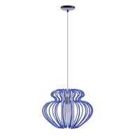 IMPERIA LAMPA WISZĄCA 1X60W E27 450X330 MAŁA NIEBIESKA PROMOCJA