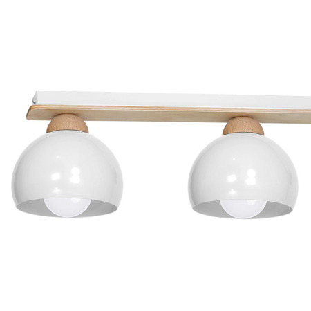 Milagro - Lampa sufitowa DAMA WHITE 3xE27