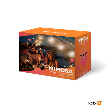 Girlanda MIMOSA 10m 20xE27 Kobi