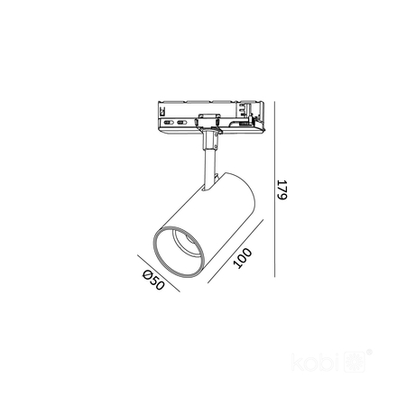 Reflektor szynowy LED NEXTRACK CORE 10W 3CCT 36° czarny Kobi Pro