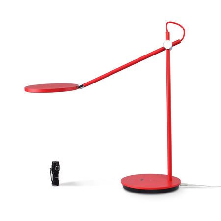 Lampka biurkowa LED 20W czerwona ściemnialna