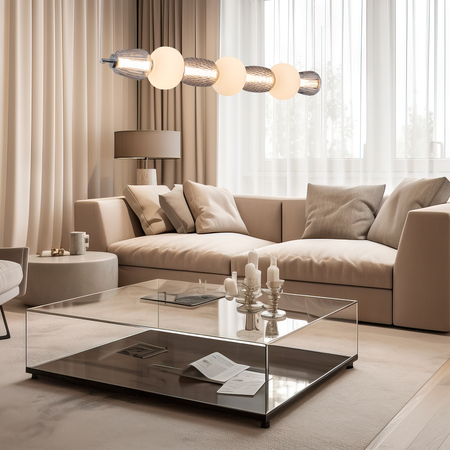 Milagro - Lampa wisząca CARO SMOKED 42W LED