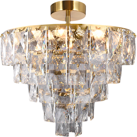 Milagro - Lampa sufitowa CHELSEA GOLD 6xE14