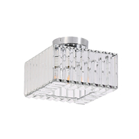 Kwadratowy plafon Vetro chrom 1xE27