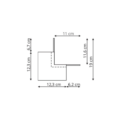 Magnetic łącznik zewnętrzny czarny