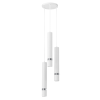 Milagro - Lampa wisząca JOKER WHITE/CHROME 3xGU10
