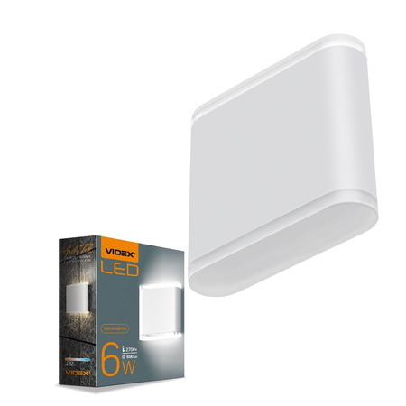 Oprawa elewacyjna dwustronna kinkiet slim LED biały 6W IP54 2700K