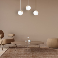 Milagro - Lampa wisząca SFERA WOOD 3xE14