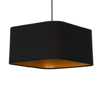 Milagro - Lampa wisząca NAPOLI BLACK/GOLD 1xE27