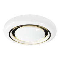 Milagro - Plafon MEGAN GOLD Ø480 mm 48W LED