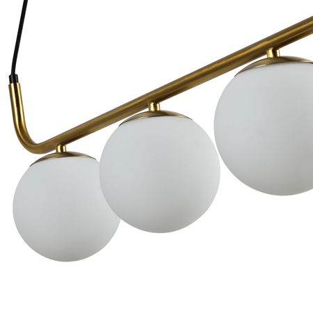 Lampa wisząca Alisa złota 3xE14