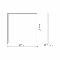 Panel podtynkowy LED Videx 60x60 40W 4000K