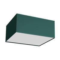 Milagro - Lampa sufitowa VERDE GREEN kwadrat 2xE27