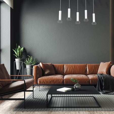 Milagro - Lampa Wisząca DANTE SILVER 5x mini GU10