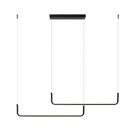 Lampa wisząca Malawi Basic czarna LED CCT