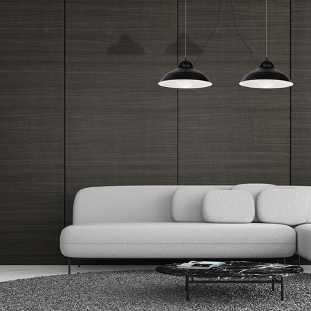 Milagro - Lampa wisząca GUSTAV BLACK 2xE27