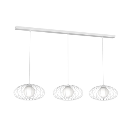 Milagro - Lampa Wisząca KRONOS WHITE 3xE14