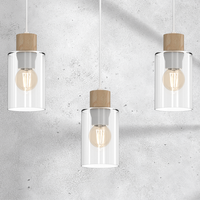 Milagro - Lampa wisząca MADERA 3xE27