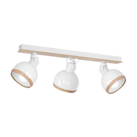 Milagro - Lampa sufitowa OVAL WHITE 3xE27