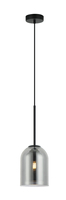 Lampa wisząca Elaris dymna 1xE27